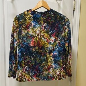 Colorful Abstract Vintage 60’s Women's Top